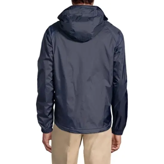 Lands' End School Uniform Men's Fleece Lined Rain Jacket image {1}
