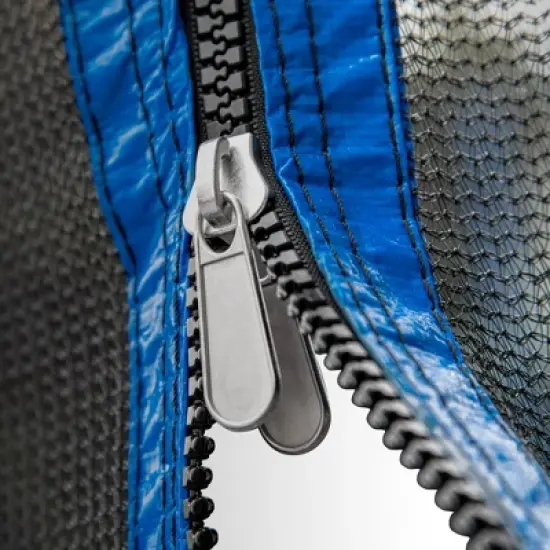 HFYee 12/14/16FT Safety-Enclosed Trampoline with Basketball Hoop Backyard Jump Arena with Ladder  for Ages 8+ image {4}