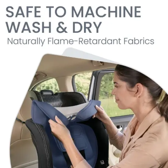 Britax Poplar S Convertible Car Seat - Slim 17" Design - ClickTight Technology - Arctic Onyx image {8}