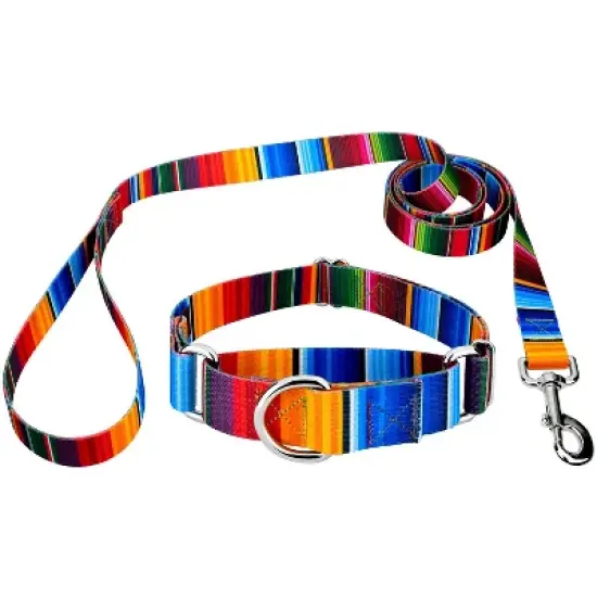 Country Brook Petz Serape Martingale Dog Collar and Leash image {5}