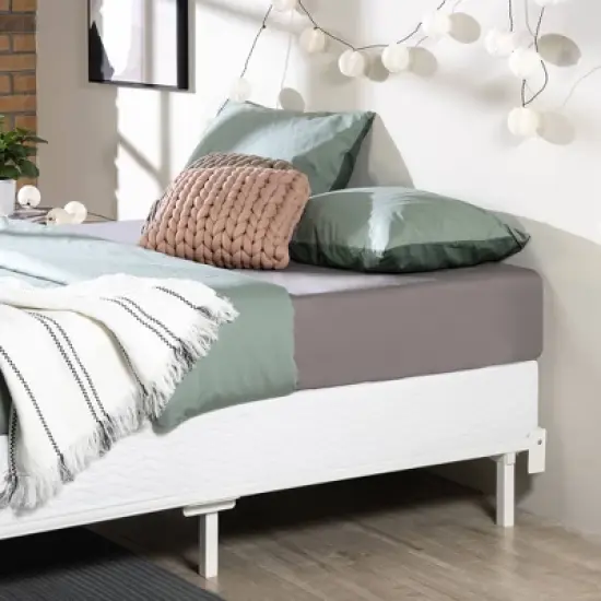  7" Metal Smart BoxSpring Mattress Base with Quick Assembly Purple - Zinus image {4}