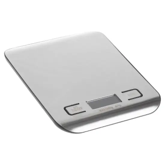 Digital Food Scale &ndash; 11 LB Capacity, Tare Function, Stainless Steel, LCD Display, 2 AAA Batteries Included, Ideal for Cooking, Baking, and Kitchen Use image {6}