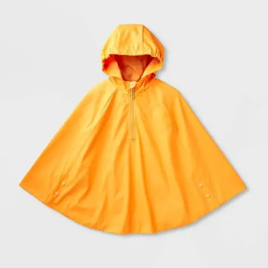 Kids' Adaptive Rain Coat - Cat & Jack&trade; Yellow image {4}