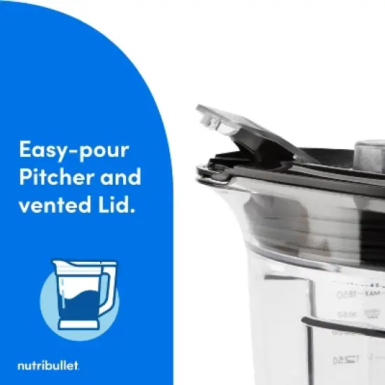 NutriBullet SmartSense Full-Size Blender 1400W - White image {7}