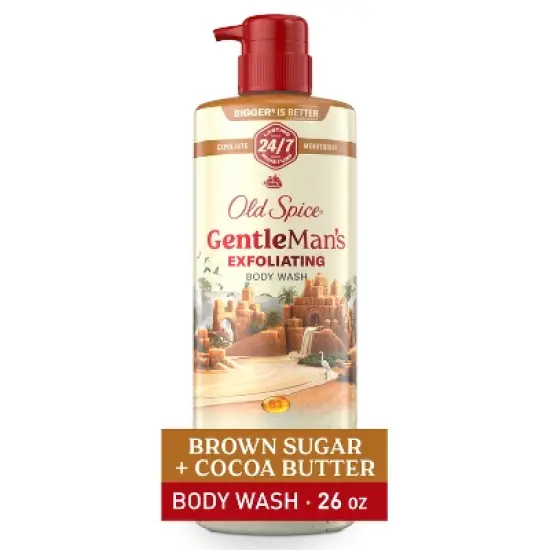 Old Spice Gentle Man's Blend Exfoliating Bodywash Pump - Brown Sugar & Cocoa Butter - 26 fl oz image {9}