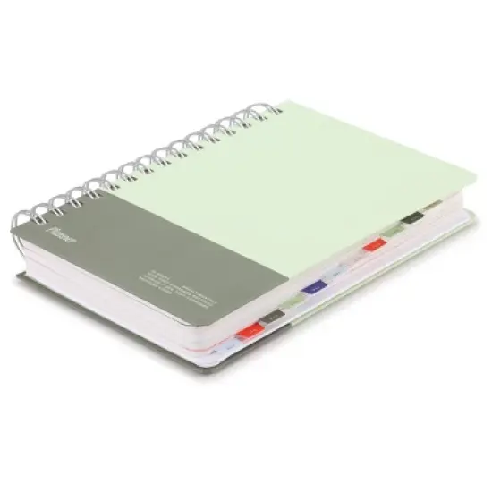 Good Office Day 2024-2025 A5 Academic Planner with Tabs Evergreen image {1}