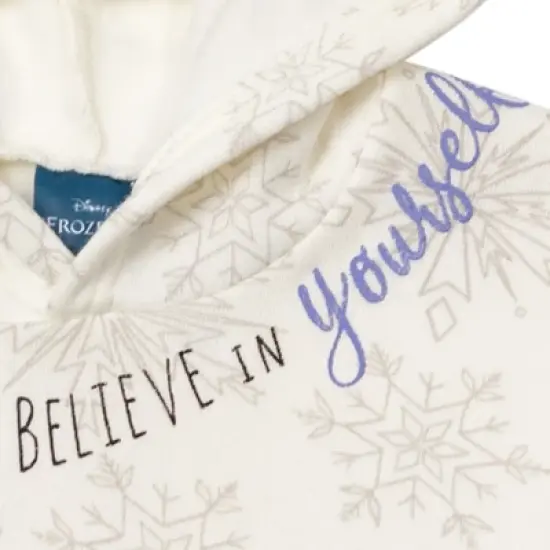 Disney Frozen Elsa Girls Fleece Pullover Crossover Hoodie and Pants Outfit Set Toddler  image {5}