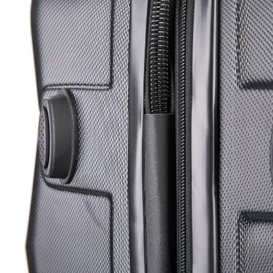 DUKAP Zonix Lightweight Hardside Large Checked Spinner Suitcase image {10}