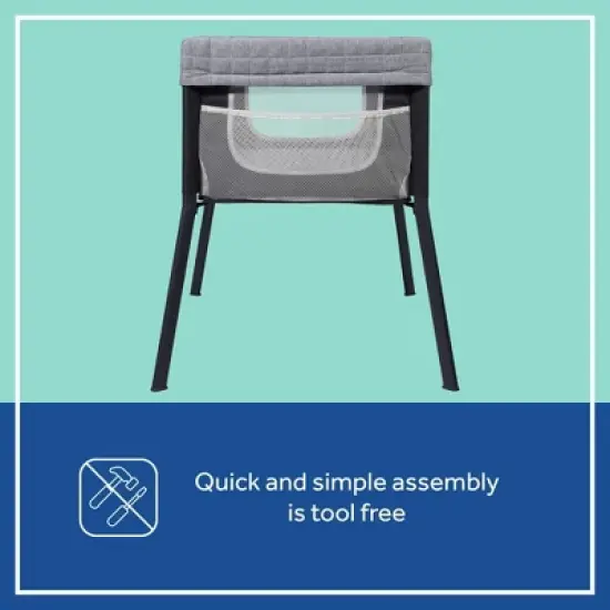 Sealy Cozy Soft Breathable Lightweight Bassinet - Gray image {12}