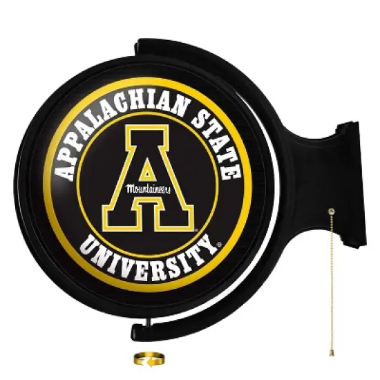 University Original Round Rotating Lighted Wall Sign image {6}