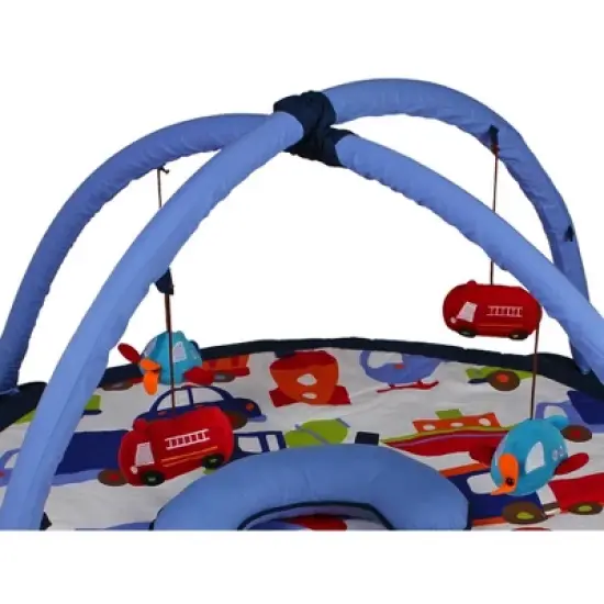 Bacati - Baby Activity Gyms & Playmats (Transportation Blue/Multi) image {2}