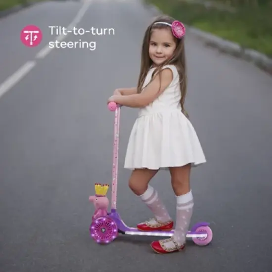 Peppa Pig 3D Tilt and Turn Scooter with Light Up Deck and Wheels image {10}