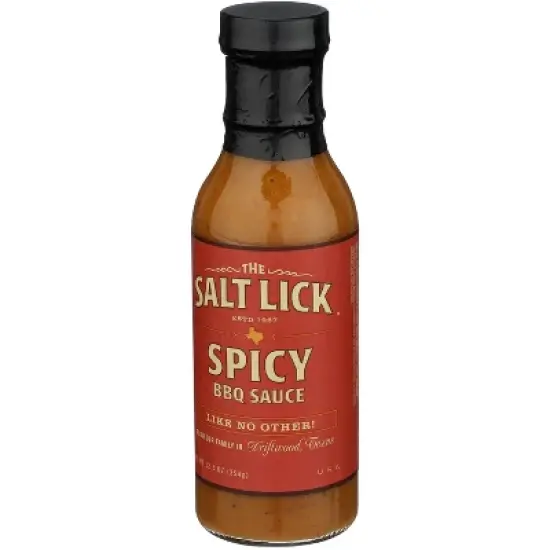 Salt Lick BBQ Sauce Spicy - Case of 6 - 12 fl oz image {2}