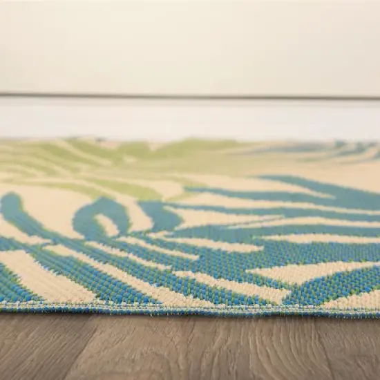 World Rug Gallery Floral Modern Reversible Plastic Outdoor Rugs image {2}