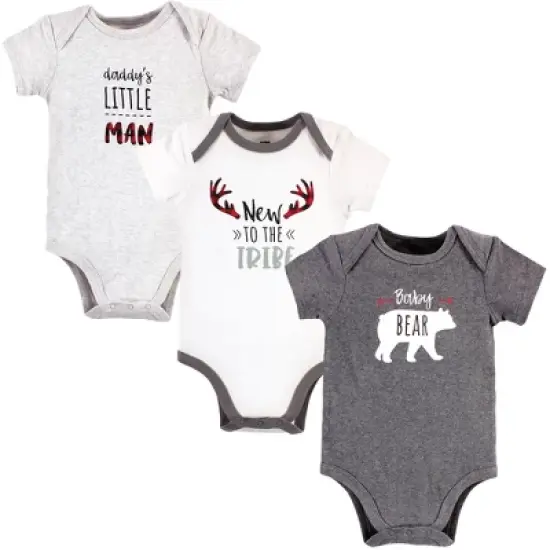 Hudson Baby Infant Boy Cotton Bodysuits, Daddys Man image {5}