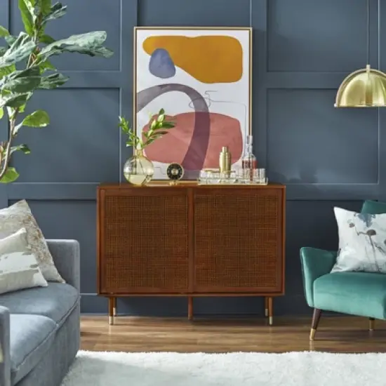 Allen Mid-Century Modern Buffet Walnut - angelo:HOME image {1}