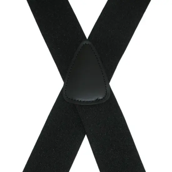 CTM Men's Big & Tall Elastic Solid Color X-Back Suspender with Swivel Hook Ends image {2}