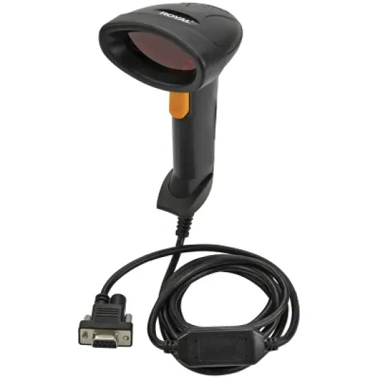 Royal&reg; PS700-LSR Handheld Barcode Laser Scanner in Black image {3}