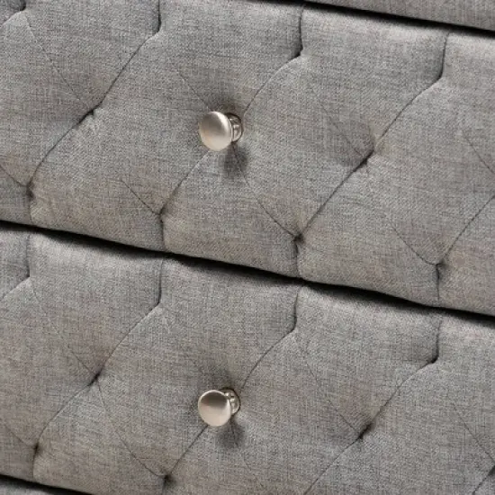 Lepine 2 - Drawer Wood Nightstand - Baxton Studio image {4}