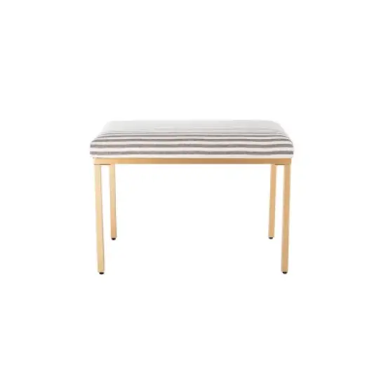 24" Metal Ottoman - WOVENBYRD image {7}