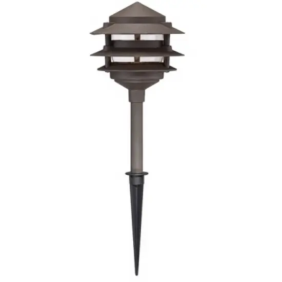 John Timberland Pagoda Complete Outdoor 9-Piece LED Landscape Lighting Set image {1}