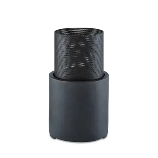 12.5"x21.5" Outdoor Wood Burning Faux Stone Column Fire Pit  - Danya B. image {3}