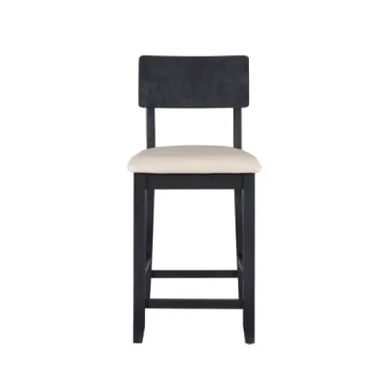24" Jordan Counter Height Barstool - Linon image {2}