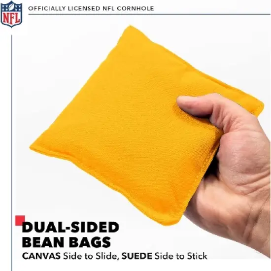 NFL Pittsburgh Steelers 2'x4' Wood Cornhole Set image {4}