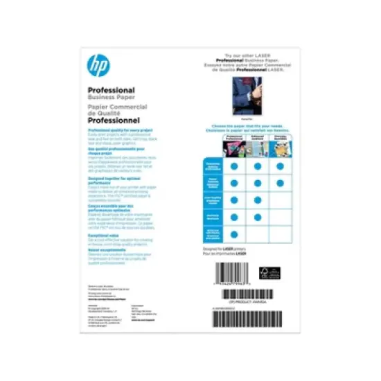 HP Professional Business Paper, Glossy, 52 lb, 8.5 x 11 in. (216 x 279 mm), 150 sheets 4WN10A image {2}
