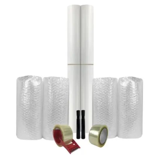 UBMOVE 8 Room Wardrobe Kit with 88 Moving Boxes and Packing Supplies image {2}