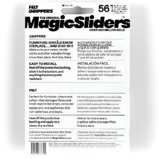 Magic Sliders Felt and Gripper Adhesives Value Pack image {1}