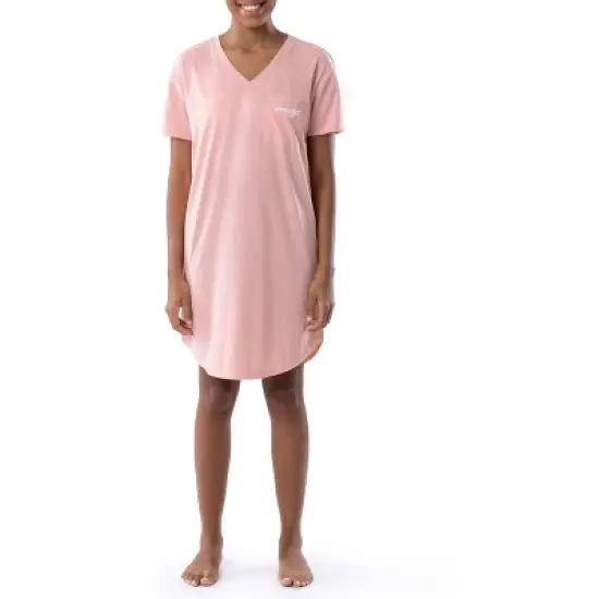 Wrangler Women's and Women's Plus V-Neck Nightgown image {4}