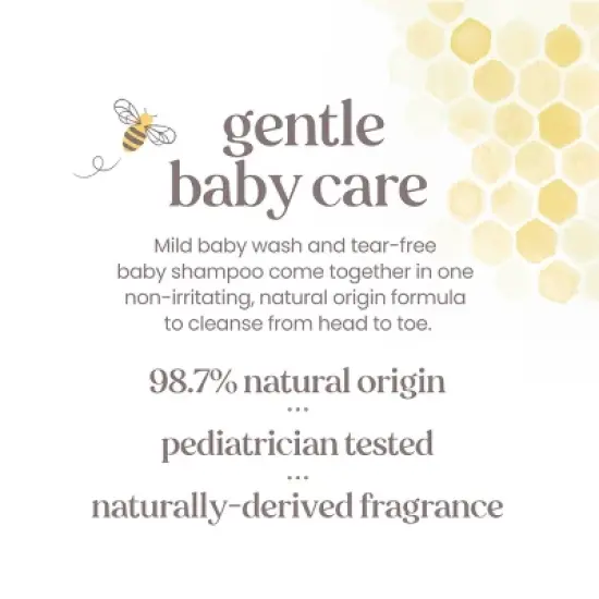 Burt's Bees Baby Shampoo & Wash, Calming - 21oz image {6}