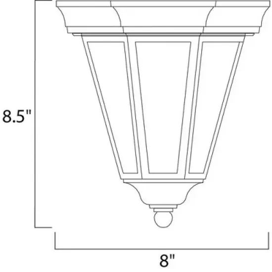 Maxim Lighting Westlake 1 - Light Flush Mount in  Black image {1}