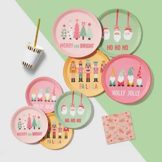 Christmas Characters Small Plates (10 Per Pack) image {3}