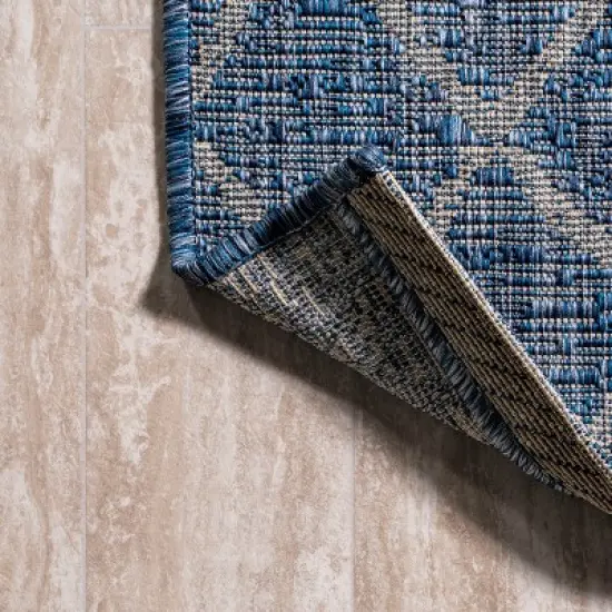 Madaba Moroccan Trellis Indoor/Outdoor Runner Rug - JONATHAN Y image {3}