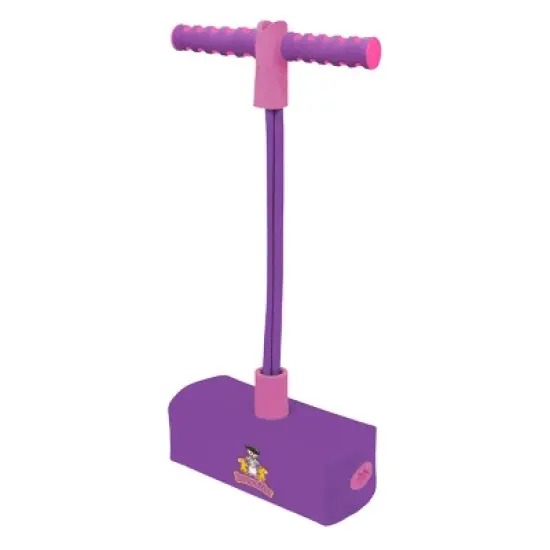 BounceZiez Hop & Squeak Pogo Hopper - Purple/Pink image {1}