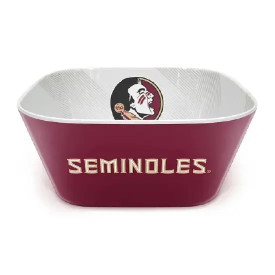 NCAA Florida State Seminoles Serving Bowl: Melamine Rounded Square, 15-Volume image {1}