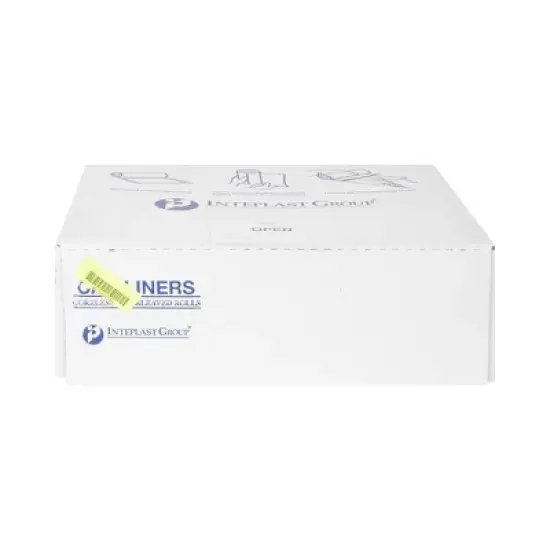 McKesson Trash Can Liners, Light Duty - Star-Sealed Bottom, 8 mic - Clear, 30 gal Capacity, 30 in x 37 in, 500 Count image {1}