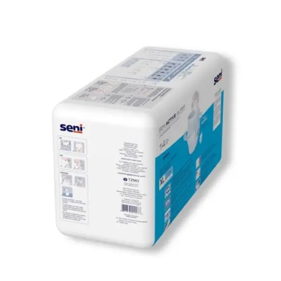 Seni Active Super Disposable Underwear Pull On with Tear Away Seams X-Large, S-XL14-AS1, Moderate to Heavy image {3}