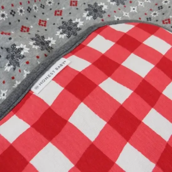 Honest Baby Organic Cotton Lightweight Knit Quilt - Fair Isle image {2}