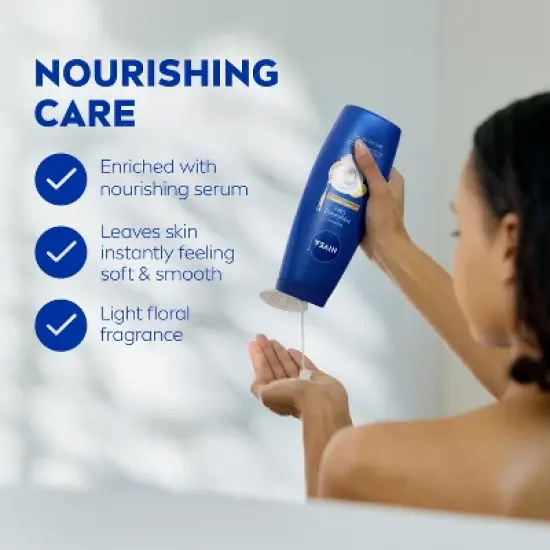 Nivea Nourishing Care Body Wash for Dry Skin - 20 fl oz image {4}