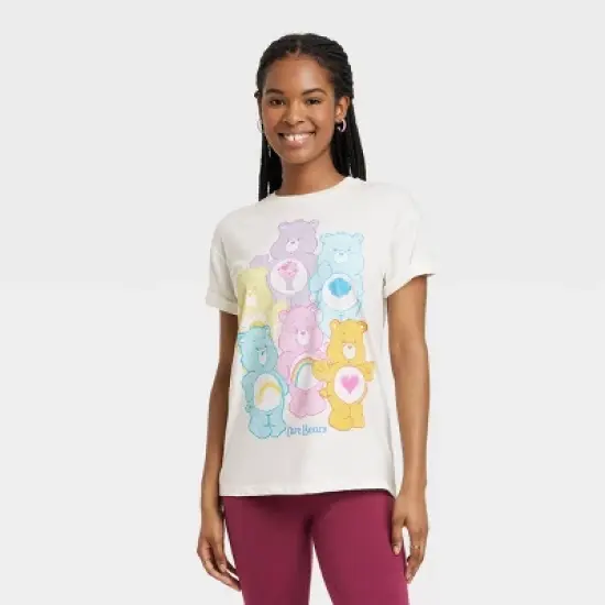 Women's Care Bears Short Sleeve Graphic T-Shirt - Off-White image {3}