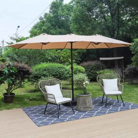 3pc Conversation Set with Cushions - Captiva Designs image {11}