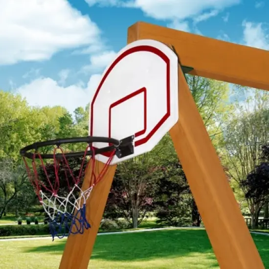 Gorilla Playsets Basketball Hoop with Ball, Pen, and Pump image {1}