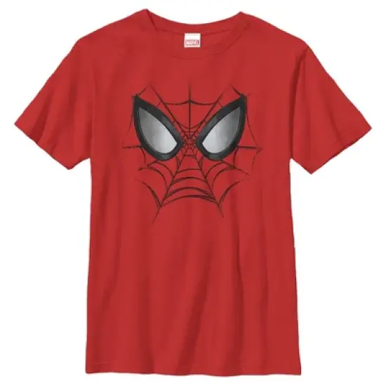 Boy's Marvel Spider-Man Web Face T-Shirt image {2}