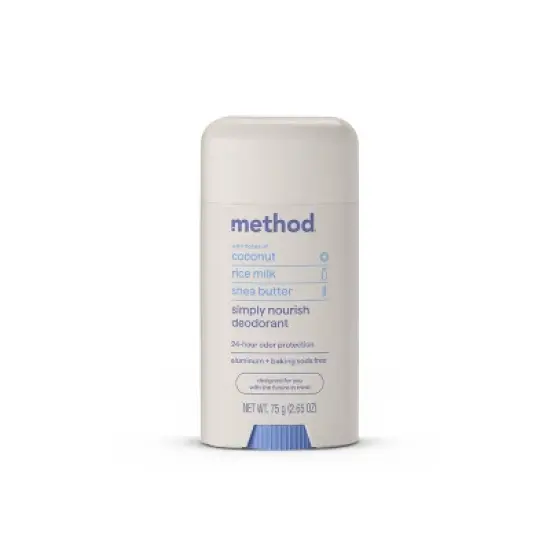 Method Solid Deodorant Simply Nourish - Aluminum-Free 2.65oz image {6}
