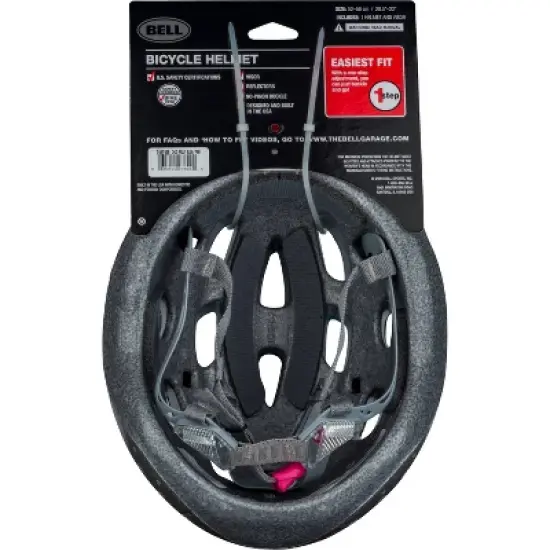 Bell Rally Cycling Kids' Bike Helmet - Blue/Pink Starburst image {6}