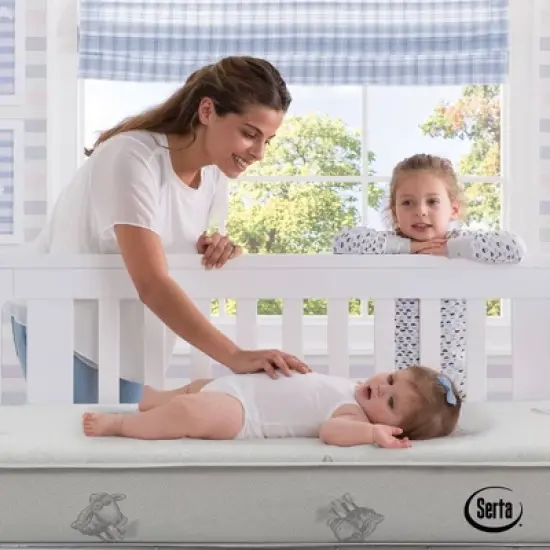 Serta Perfect Embrace Mini Crib Mattress image {1}