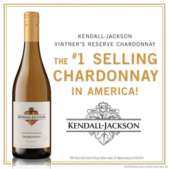 Kendall-Jackson Vintner's Reserve Chardonnay Wine - 750ml Bottle image {4}